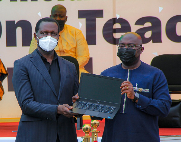 VP-Bawumia-with-education-Minister-at-the-Teachers-laptop-launch-in-Accra