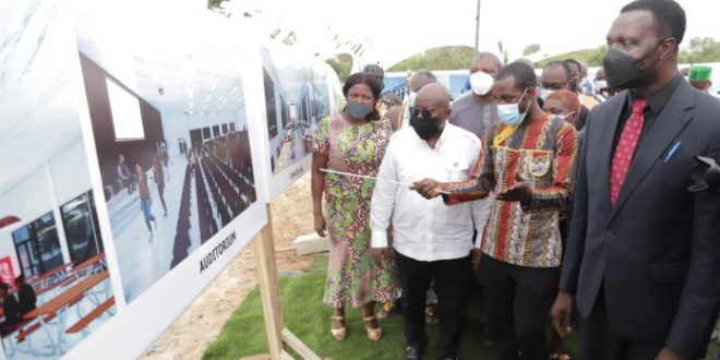 Akufo-Addo-cuts-sod-for-STEM-School