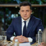 Ukrainian President Zelensky answers questions of journalists in Kiev, Ukraine - 26 Nov 2021